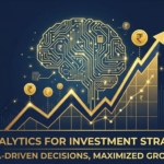 AI investment tools illustration with digital brain and stock chart